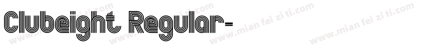 Clubeight Regular字体转换